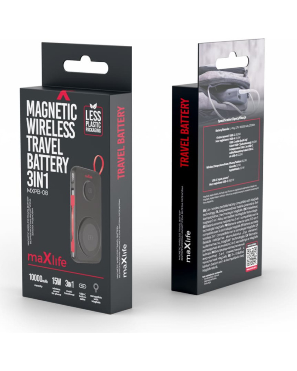 Maxlife MXPB-08 Внешний аккумулятор 10000 mAh