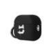 Karl Lagerfeld 3D Logo NFT Choupette Head Silicone Case Защитный чехол для AirPods Pro 2 / чёрный