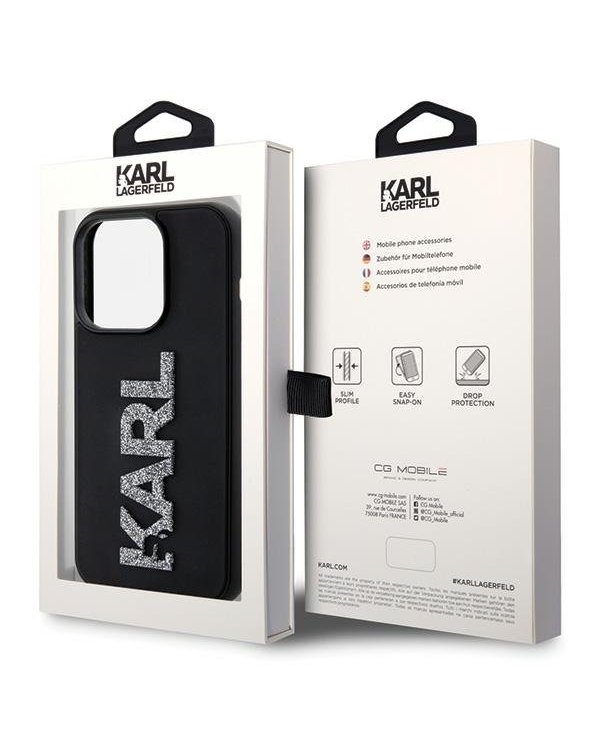 Karl Lagerfeld KLHCP15X3DMBKCK Чехол для Apple iPhone 15 Pro Max