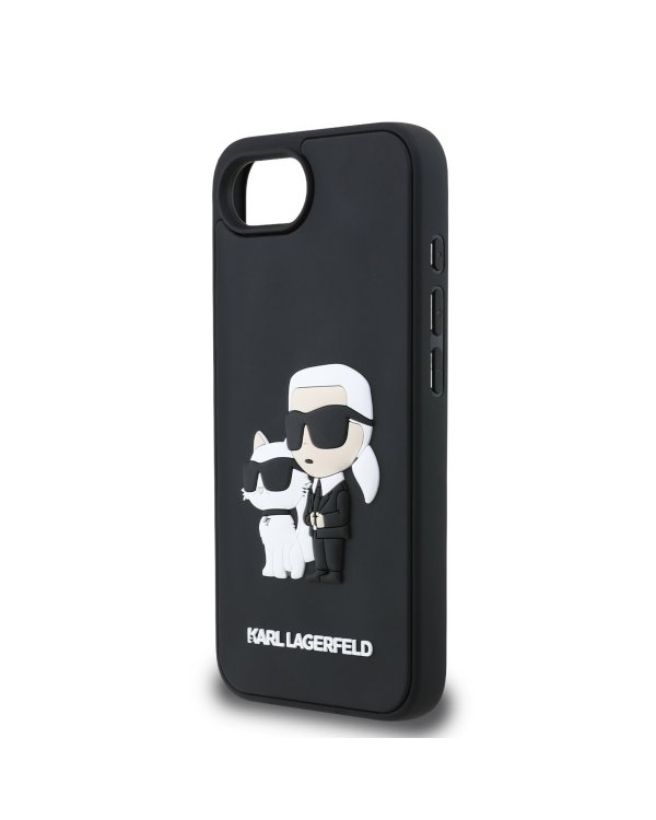 Karl Lagerfeld 3D Rubber Karl and Choupette Case Чехол для Apple iPhone 16e