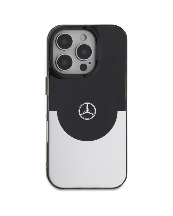 Mercedes Double Layer BiColor MagSafe Защитный Чехол для Apple iPhone 16 Pro