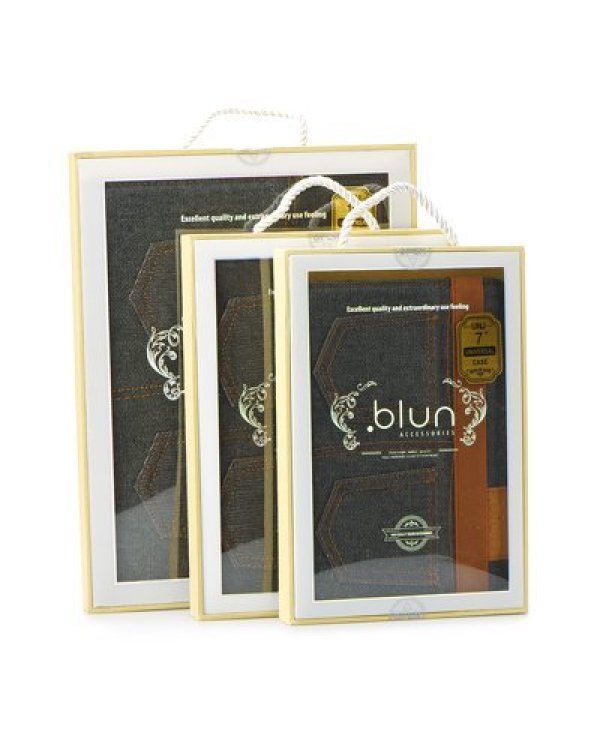 Blun Универсальный Джинсовый чехол для планшетов 7"