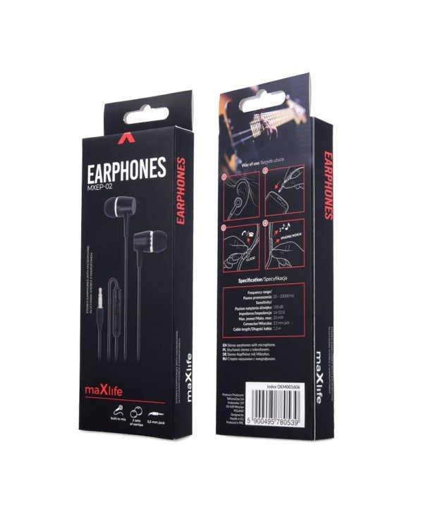 Maxlife MXEP-02 Проводные наушники