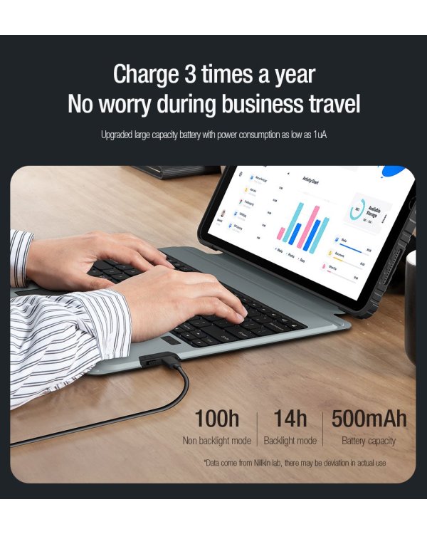 Nillkin Bumper Combo Keyboard Case (Backlit Version) Чехол для Apple iPad Pro 13 2024