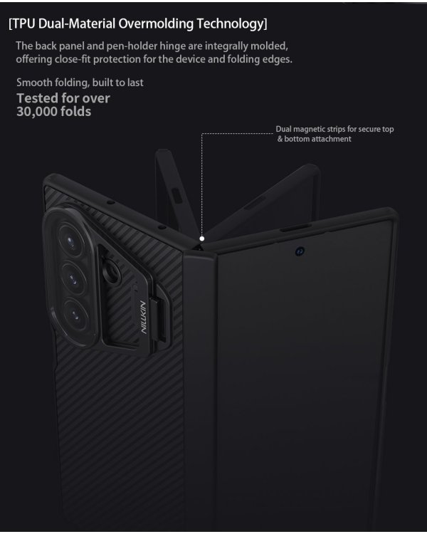 Nillkin CamShield Prop Magnetic (Transparent Lens) Case Чехол для Samsung Galaxy Z Fold 7