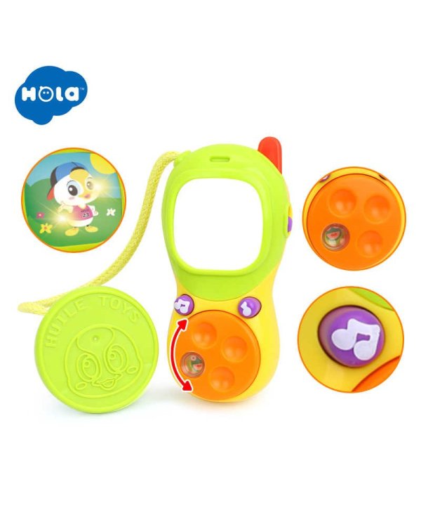 Hola детская развивающая погремушка - Телефон