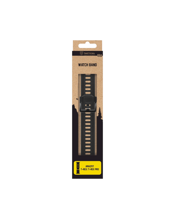 Tactical 606 Silicone Band Ремешок для часов Amazfit T-Rex/T-Rex Pro / чёрный