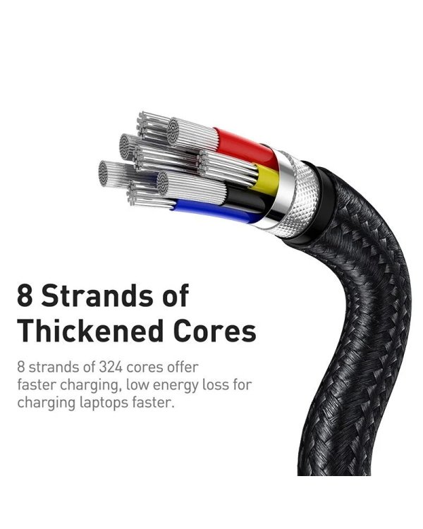 Baseus Cafule Metal PD USB-C - USB-C 100W Кабель 2m