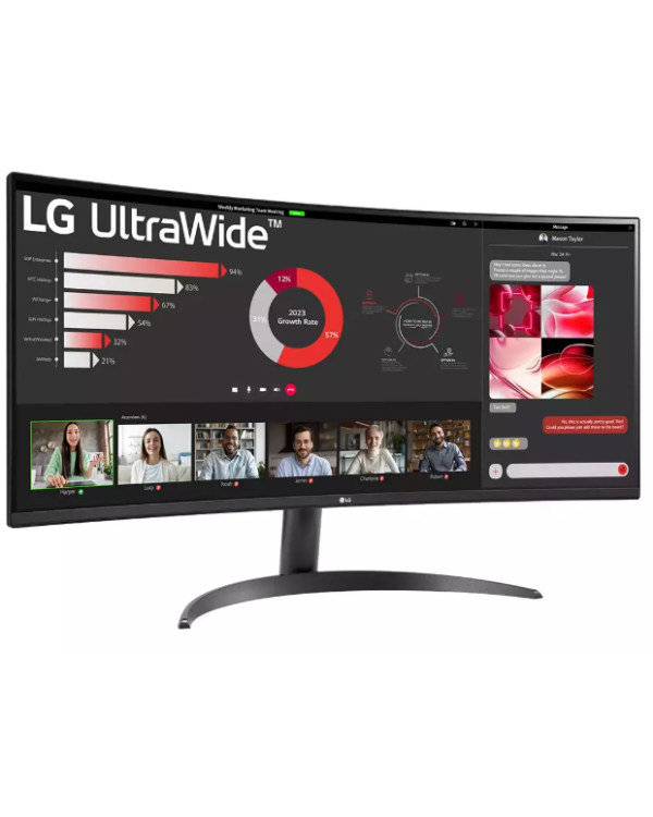 LG 34WR50QK-B 34" Wide Quad HD Монитор 34"