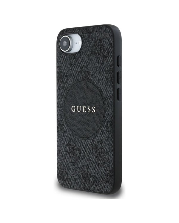 Guess 4G Circle Classic Logo MagSafe Чехол для Apple iPhone 16e