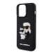 Karl Lagerfeld 3D Rubber Karl and Choupette Case Защитный чехол для iPhone 14 Pro Max / чёрный