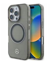 Mercedes Silver Ring MagSafe Защитный Чехол для Apple iPhone 16 Pro