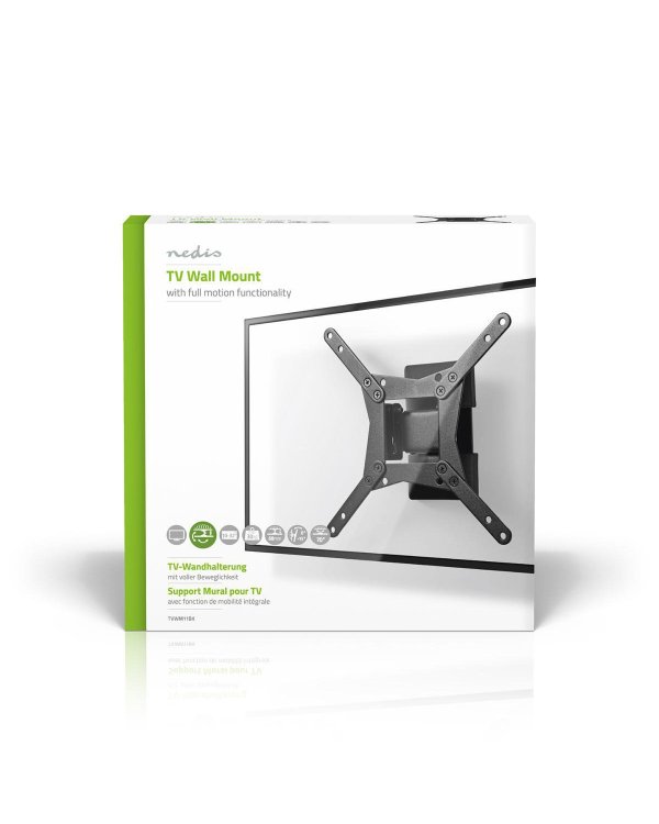 Nedis TVWM11BK Hастенный поворотный кронштейн для телевизоров LED / LCD / PLASMA TV 10 - 32"