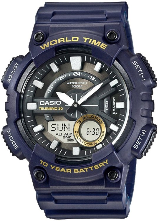 CASIO AEQ-110W-2AVDF Мужские часы