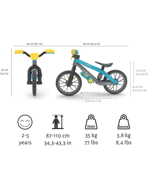 Chillafish CPMX03PIN BMXie 2 MOTO Беговел