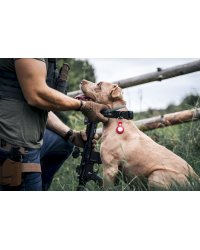 Tactical Airtag Beam Leather Кожаный чехол для Apple AirTag / чёрный