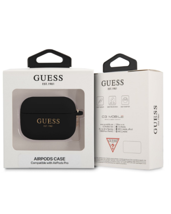 Guess 4G Charm Silicone Case Чехол для наушников Apple AirPods Pro