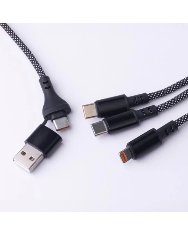 Maxlife ALLin1 66W USB / USB-C / Lightning / 2x USB-C кабель 1m