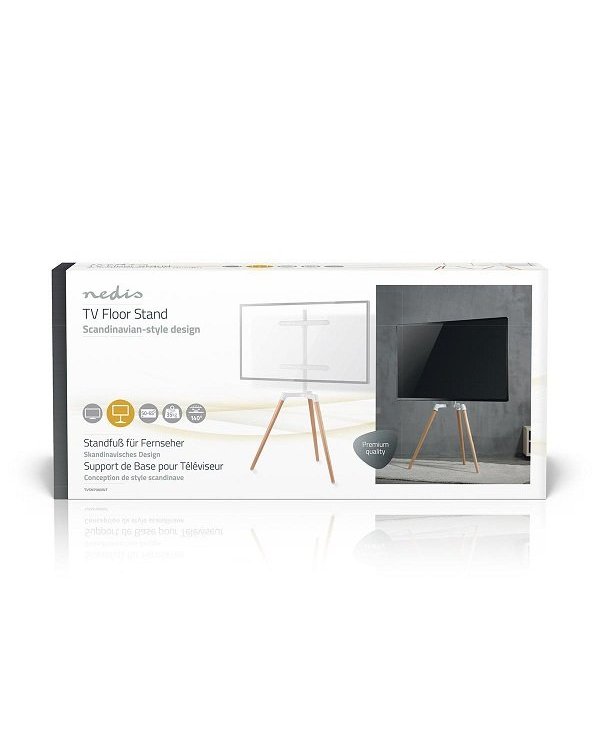 Nedis TVSM7060WT ТВ стенд 50"- 65" до 35kg "Scandinavian design"