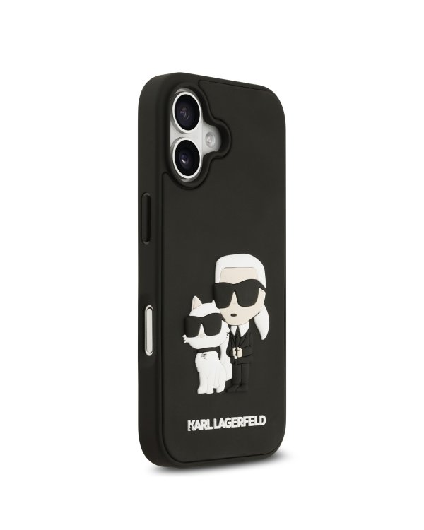 Karl Lagerfeld 3D Rubber Double Heads Case Чехол для Apple iPhone 17