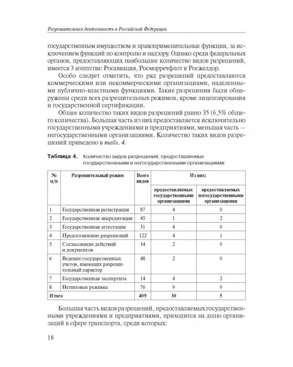 Разрешительная деятельность в Российской Федерации