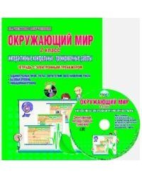 Окружающий мир. Интерактивные контрольные тренировочные работы. Тетрадь с электронным тренажером. 2 класс (+ CD-ROM)