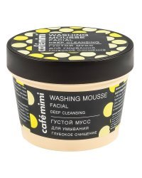 Густой мусс для умывания Cafe MiMi "Глубокое очищение", 110 мл