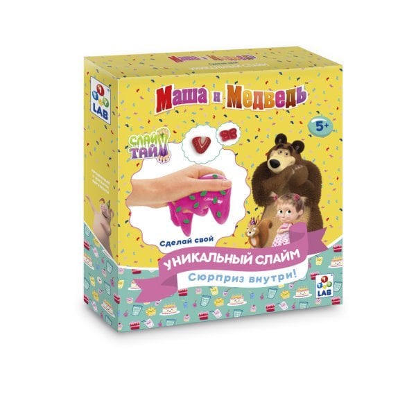 Слайм тайм. Маша и медведь