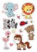 Кристальная мозаика (алмазная вышивка) "Фрея. Наклейки. Веселые зверята", 14х19,5 см, арт. ALVN-102