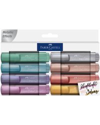 Текстовыделители "TL 46 Metallic", 1-5 мм, 8 цветов