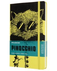 Блокнот "Moleskine. Le Pinocchio Large. The Cat", 130x210 мм, 240 страниц, линейка, твердая обложка