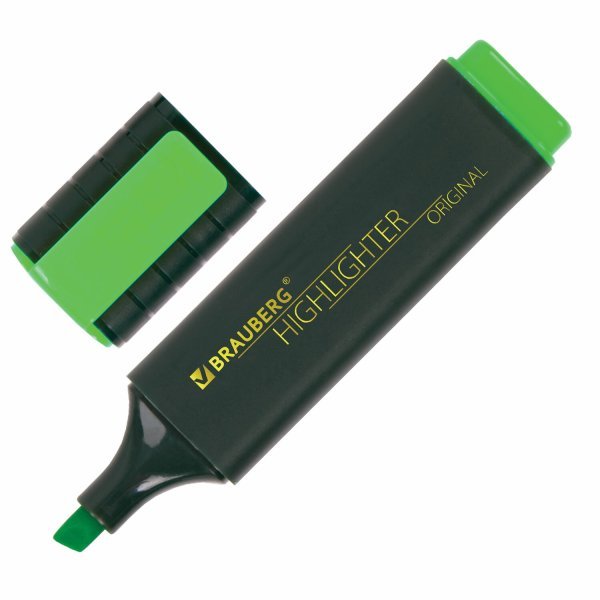 Текстовыделитель "Original", цвет зеленый, линия 1-5 мм