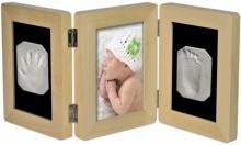 Набор для изготовления слепков "Рамочка Лайт" тройная складная настольная. Липа (RM4N)