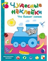 Что бывает синим. Книжка с наклейками