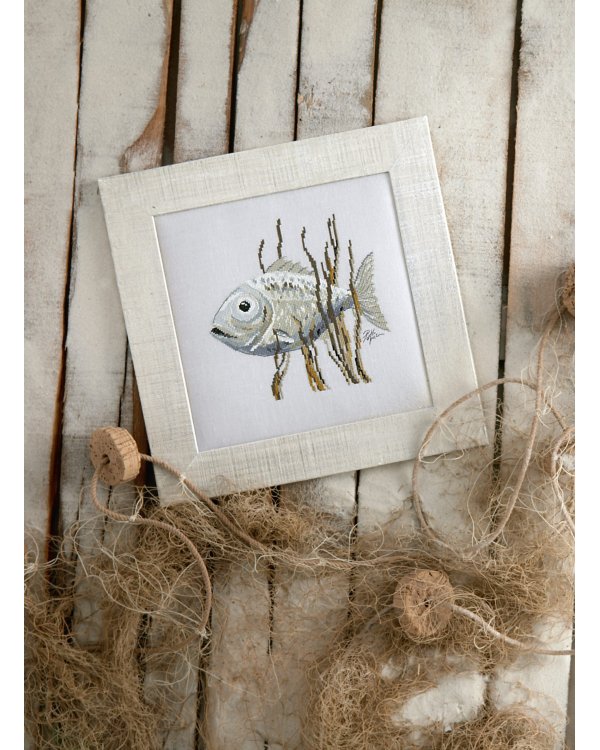 Французская вышивка крестом. Загадочный океан Изабель Вотье. 20 крупных схем