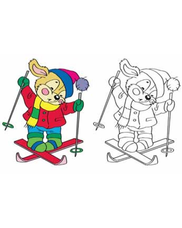 Заяц-лыжник