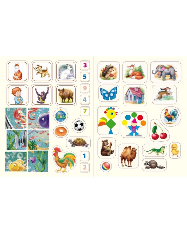 Разумники. Активные игровые задания с наклейками для детей от 5-7 лет