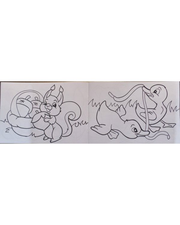 Раскраска "Зверушки"