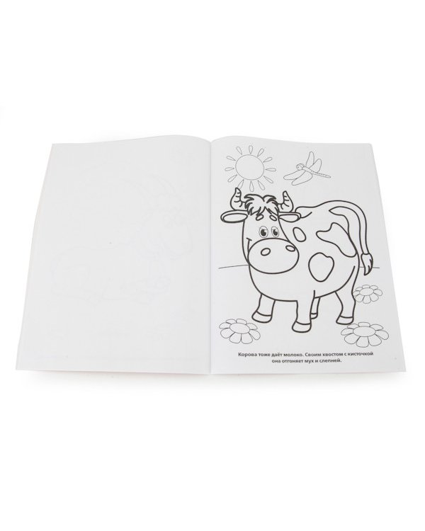 Раскраска "Прозрачные страницы. Домашние животные"