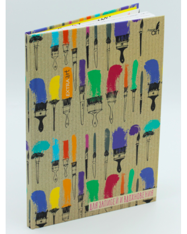 Книга для записей "Extra Art. Яркие краски", А5+, 96 листов, клетка