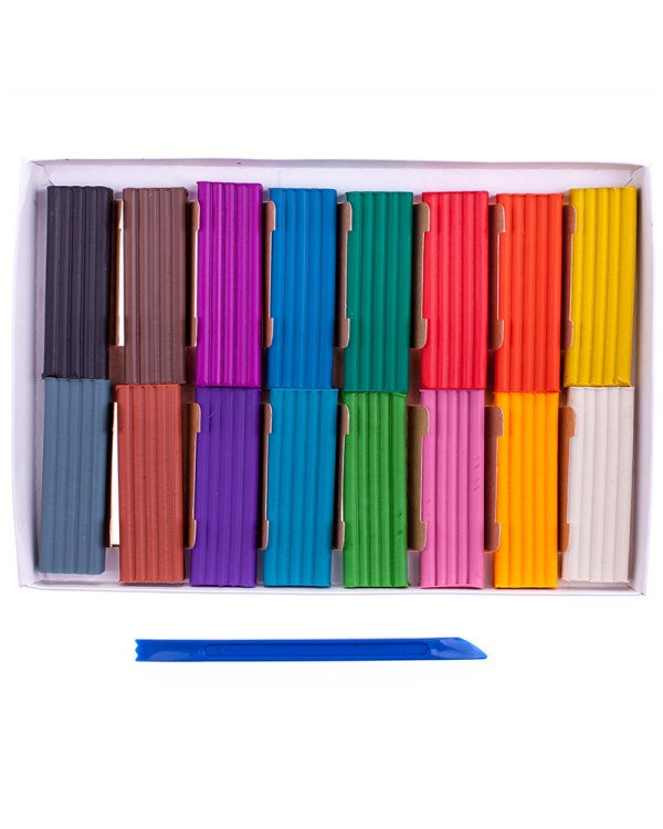 Пластилин. Мультики, 16 цветов