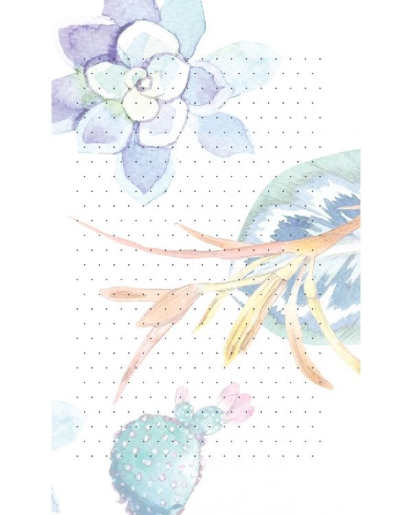 Блокнот-голограмма Flower Notes (фиолетовый)