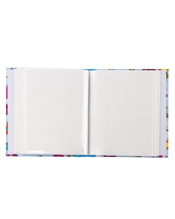 Фотоальбом BRAUBERG на 200 фото, Цветочки (391119)