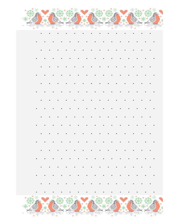 Блокнот "Зимние узоры". Просто уютный блокнот