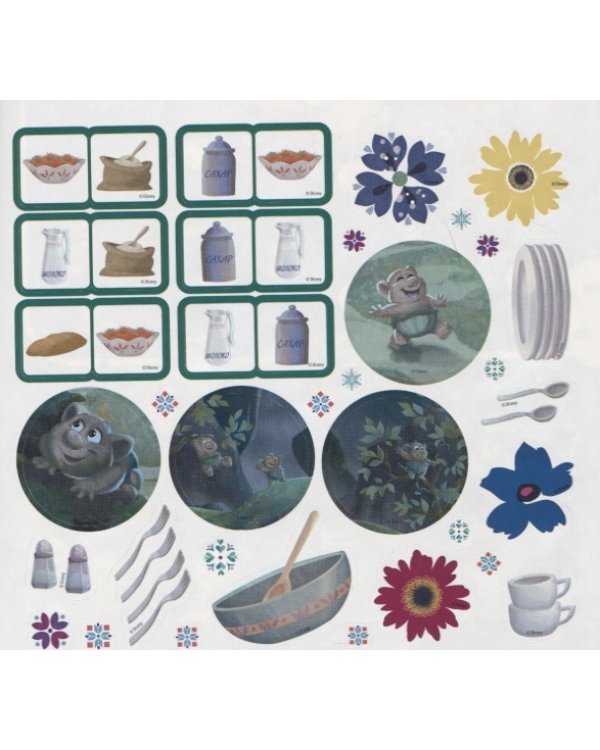 Холодное сердце. КСН № 1911. Развивающая книжка с наклейками