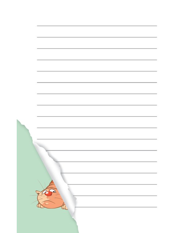 Шкотливый блокнот (синий)