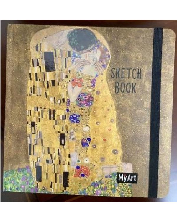 Квадратный скетчбук. Густав Климт