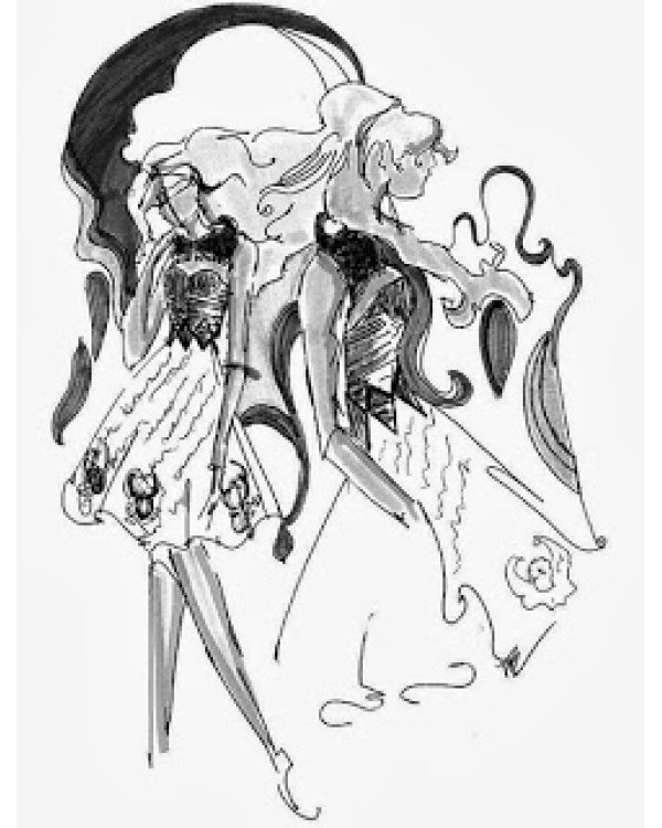 Рисование модных фасонов одежды для "чайников"