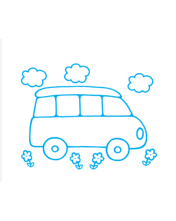 Машинки. Раскраска. Лучшие упражнения для подготовки руки к письму