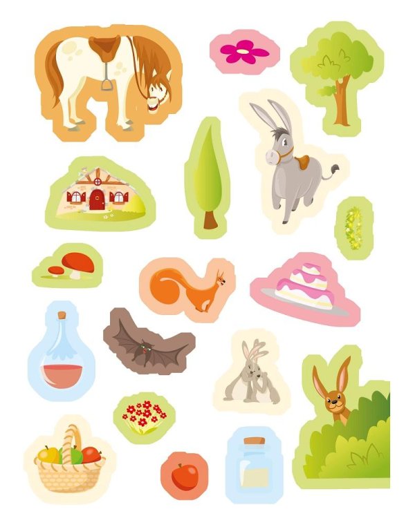 Белоснежка и семь гномов. Любимые сказки с наклейками